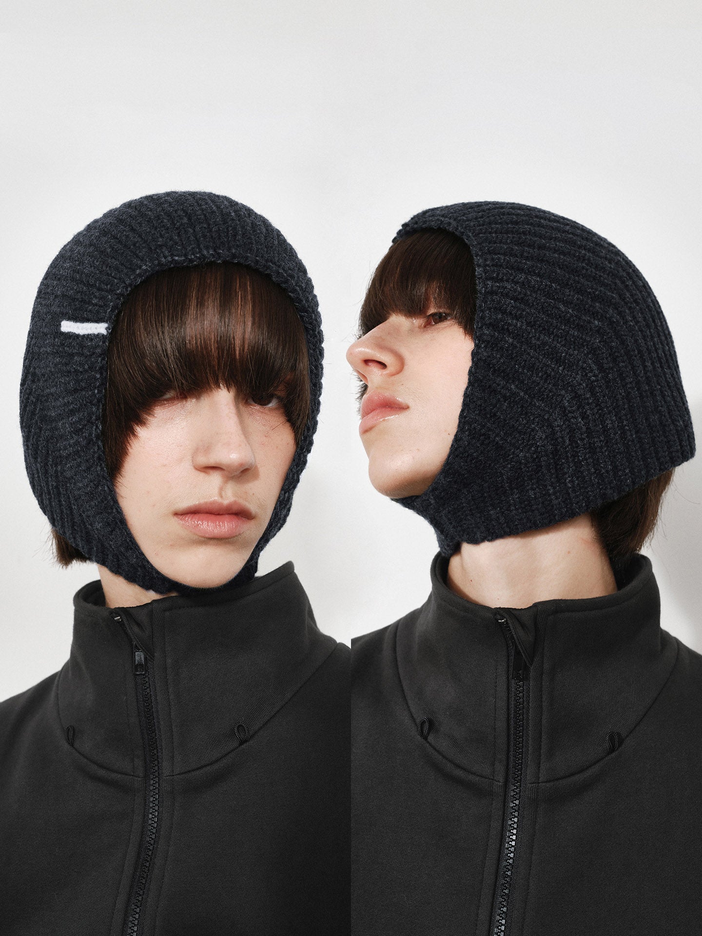 Chunky Knit Wool Balaclava