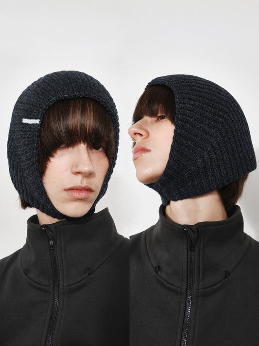 Chunky Knit Wool Balaclava