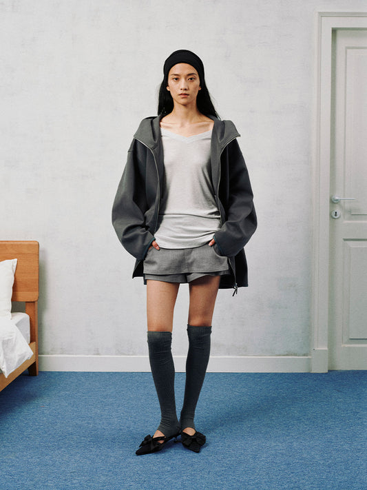 Hooded Full Zip Sweatshirt