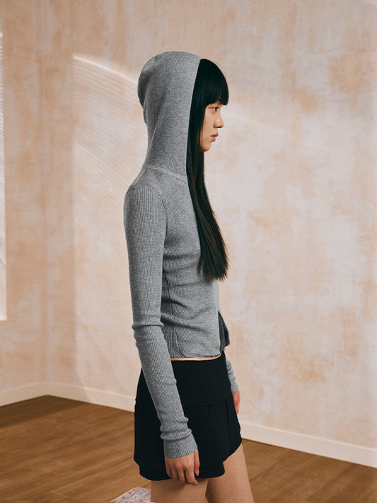 Layered tight knitwear