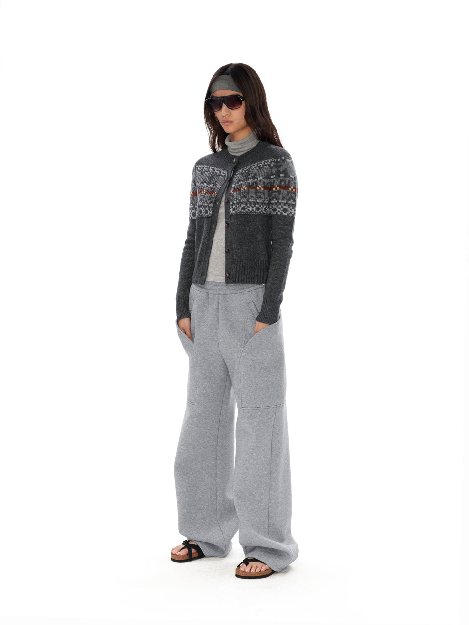 Double-pocket sweatpants