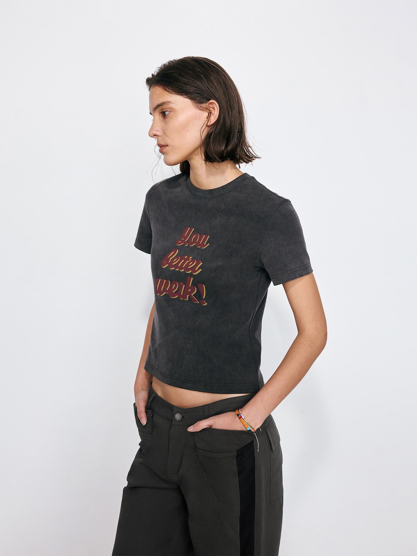 Letter Print T-Shirt