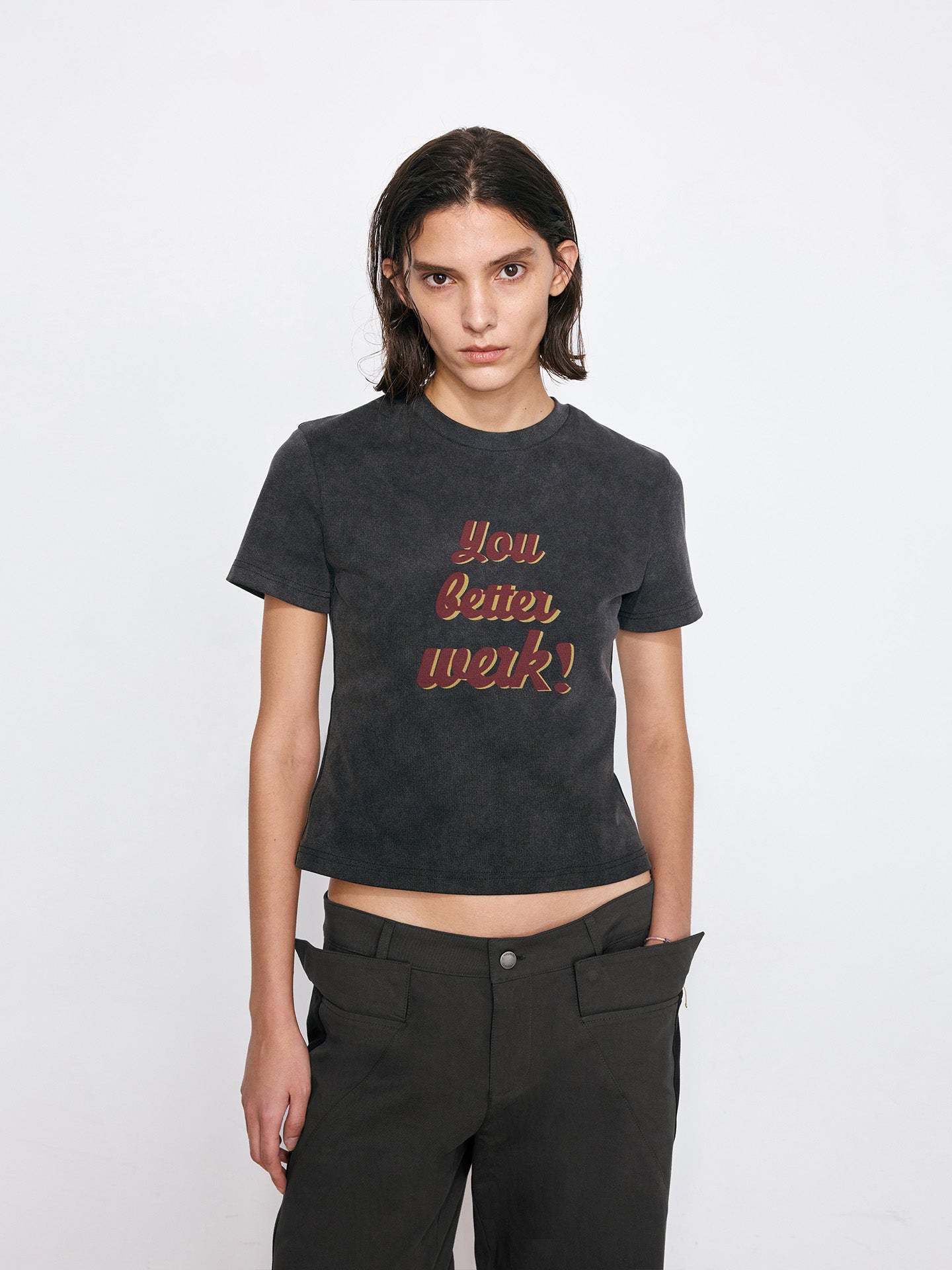 Letter Print T-Shirt