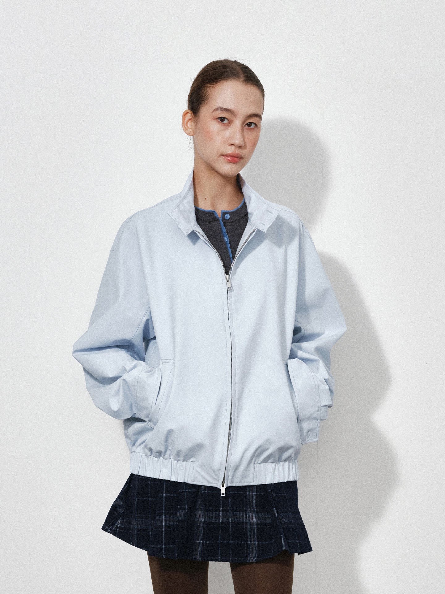 Funnel-Neck Jacket