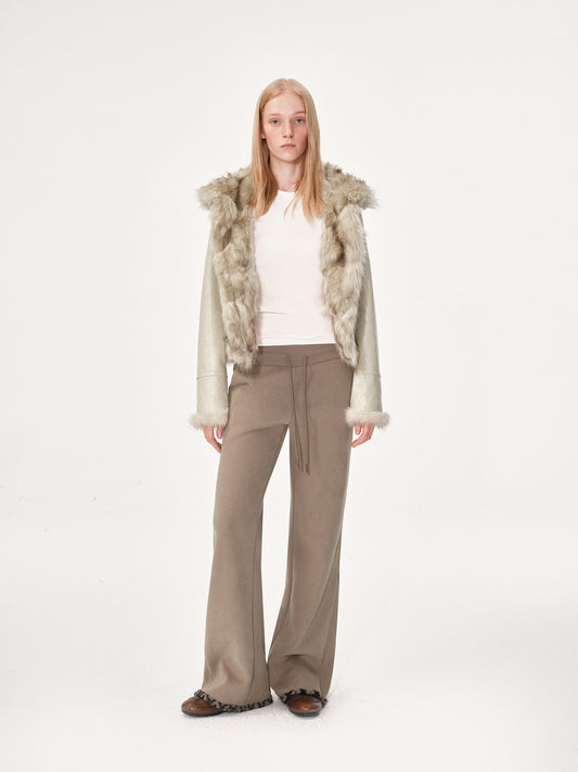 Polar Fleece Flared Sweatpants