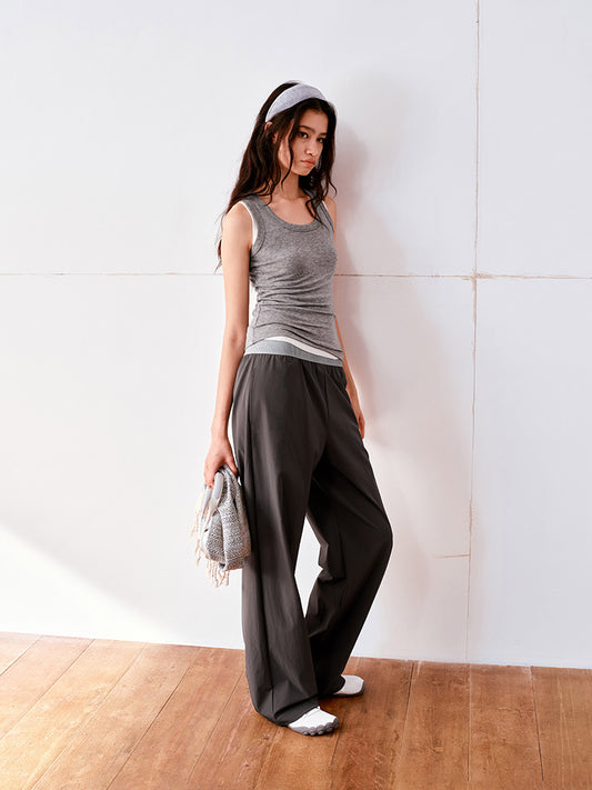 Tencel wool basic tank top