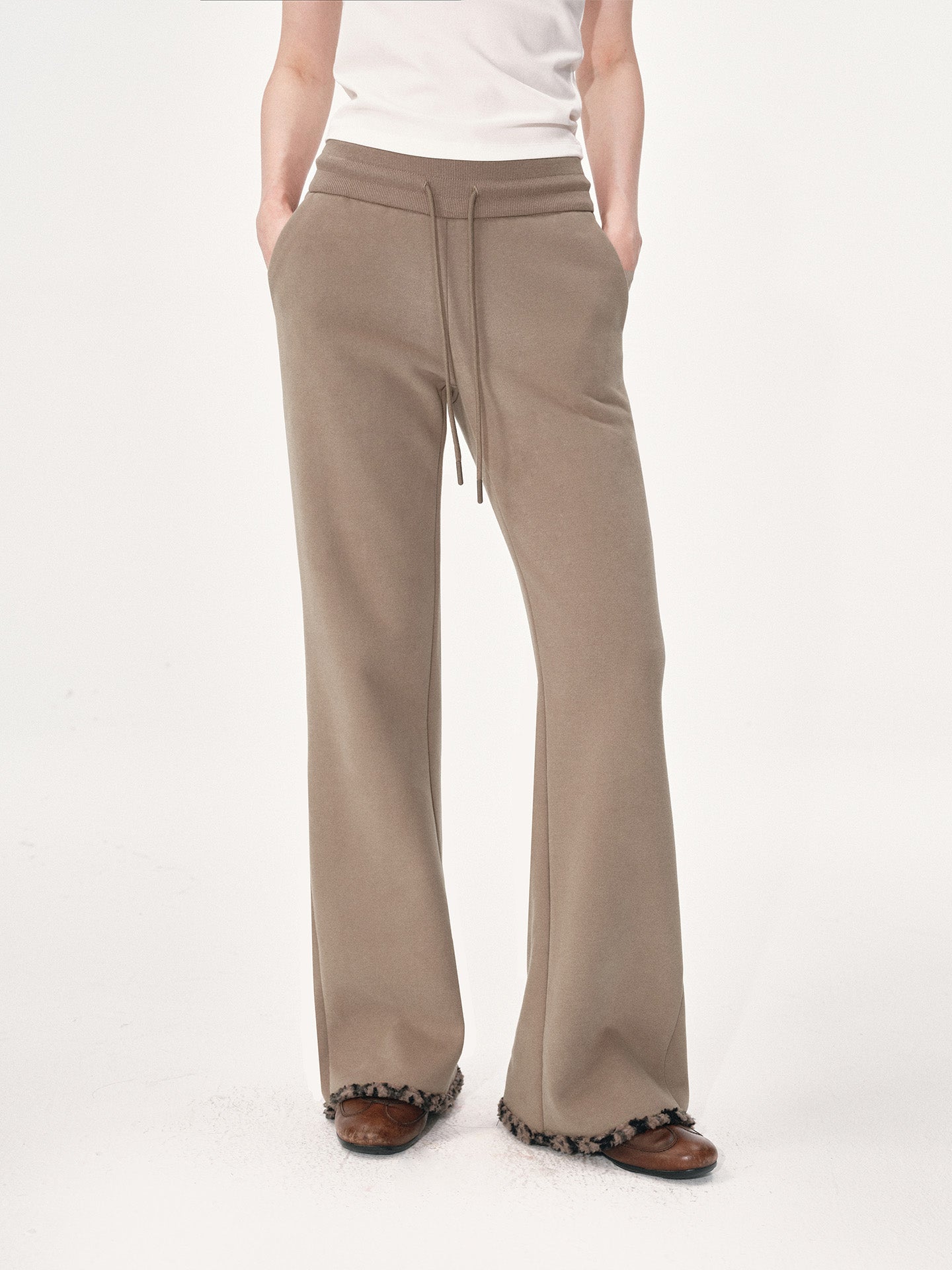 Polar Fleece Flared Sweatpants