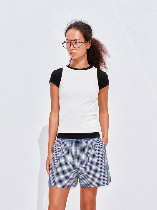 Lycra Elastic Basic Tank Top