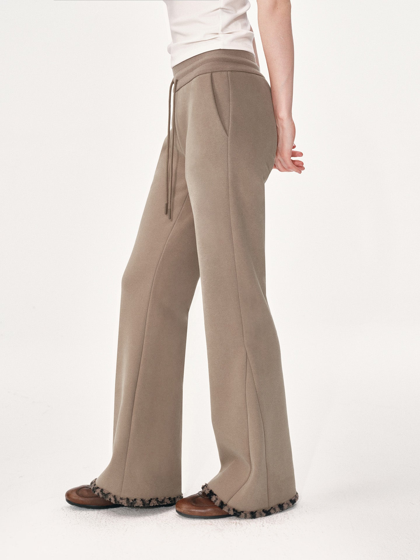 Polar Fleece Flared Sweatpants