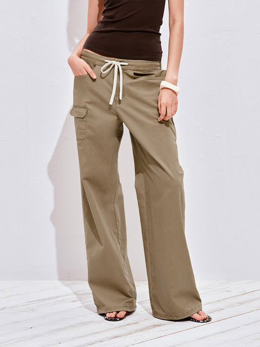 Washed cago pants
