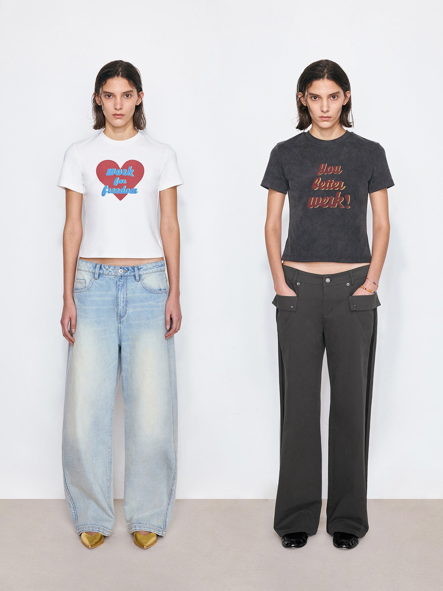 Letter Print T-Shirt