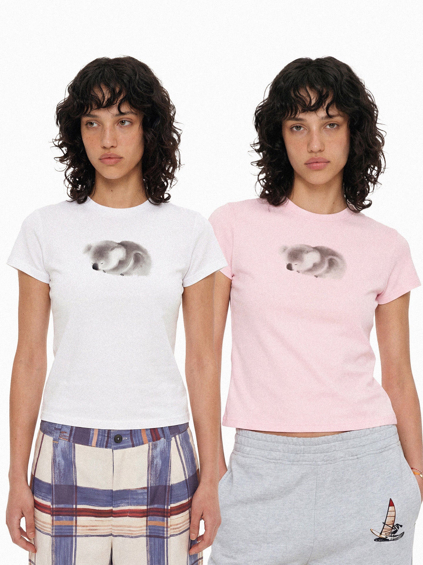 Koala Tie-Dye Print T-Shirt