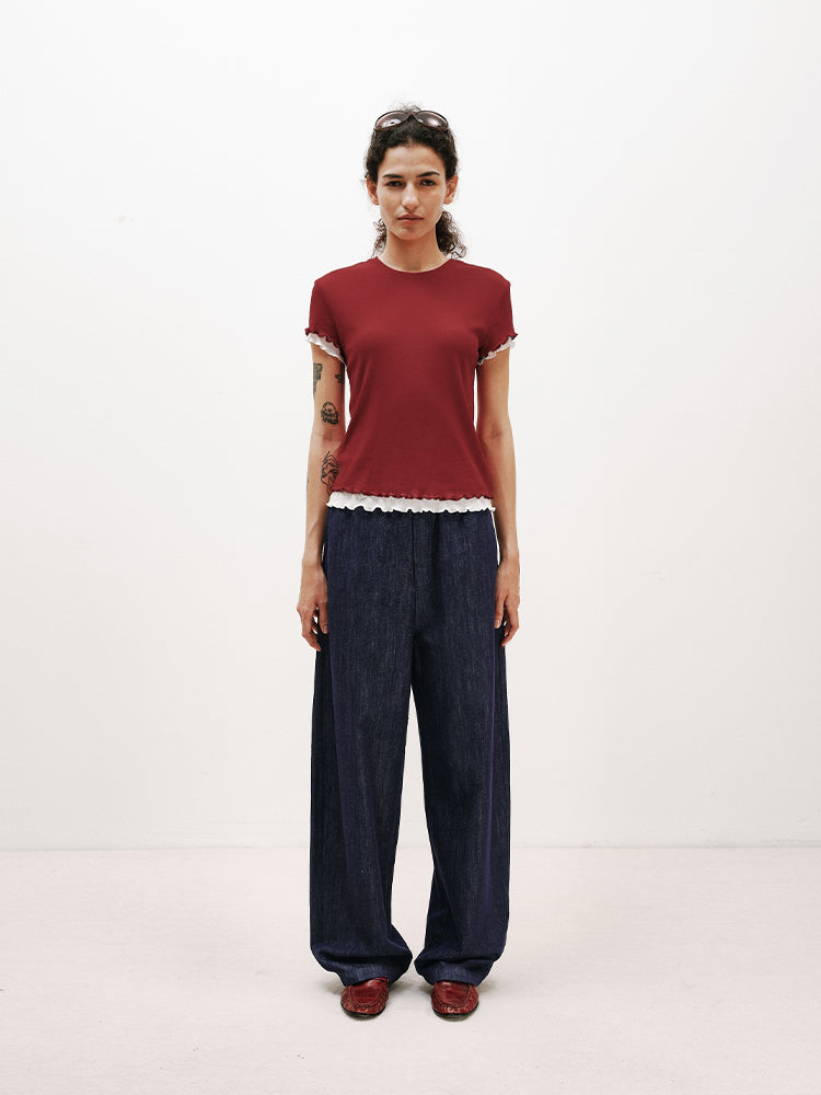 TENCEL-Cotton Casual Pants