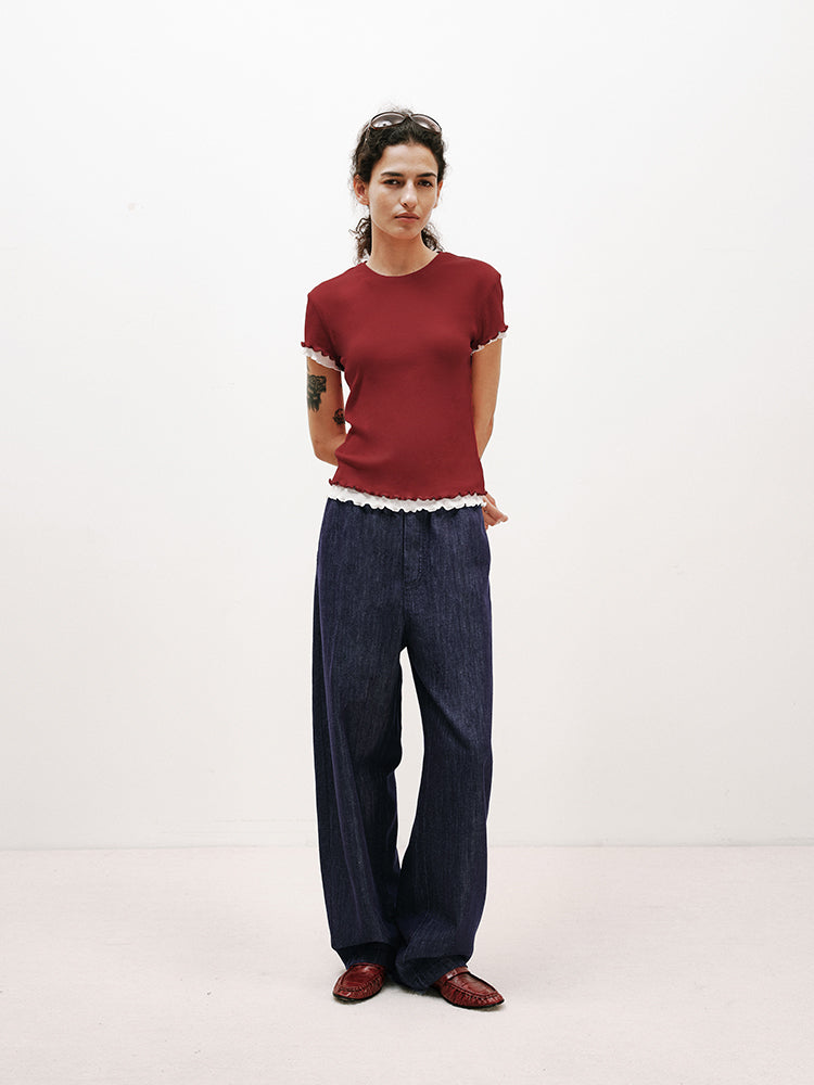 TENCEL-Cotton Casual Pants
