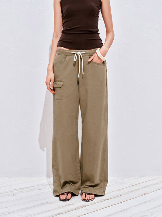 Washed cago pants