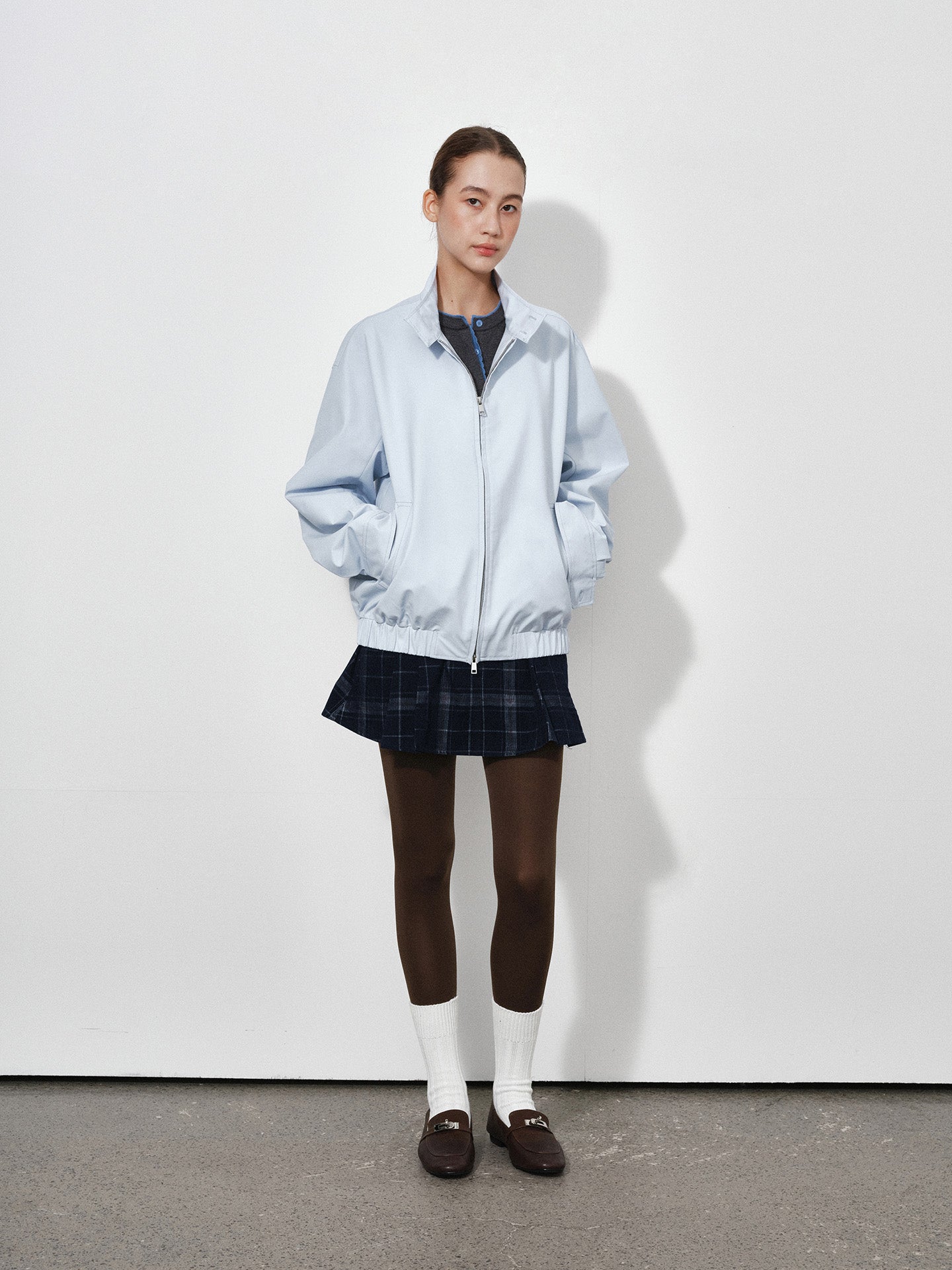 Funnel-Neck Jacket