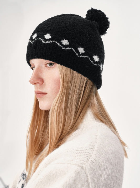 Fair Isle Jacquard Knit Beanie