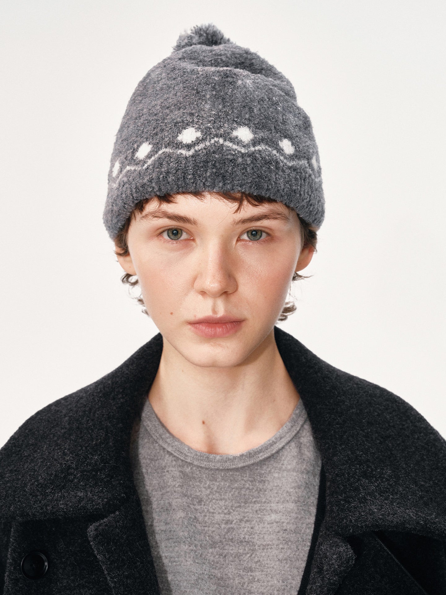 Fair Isle Jacquard Knit Beanie