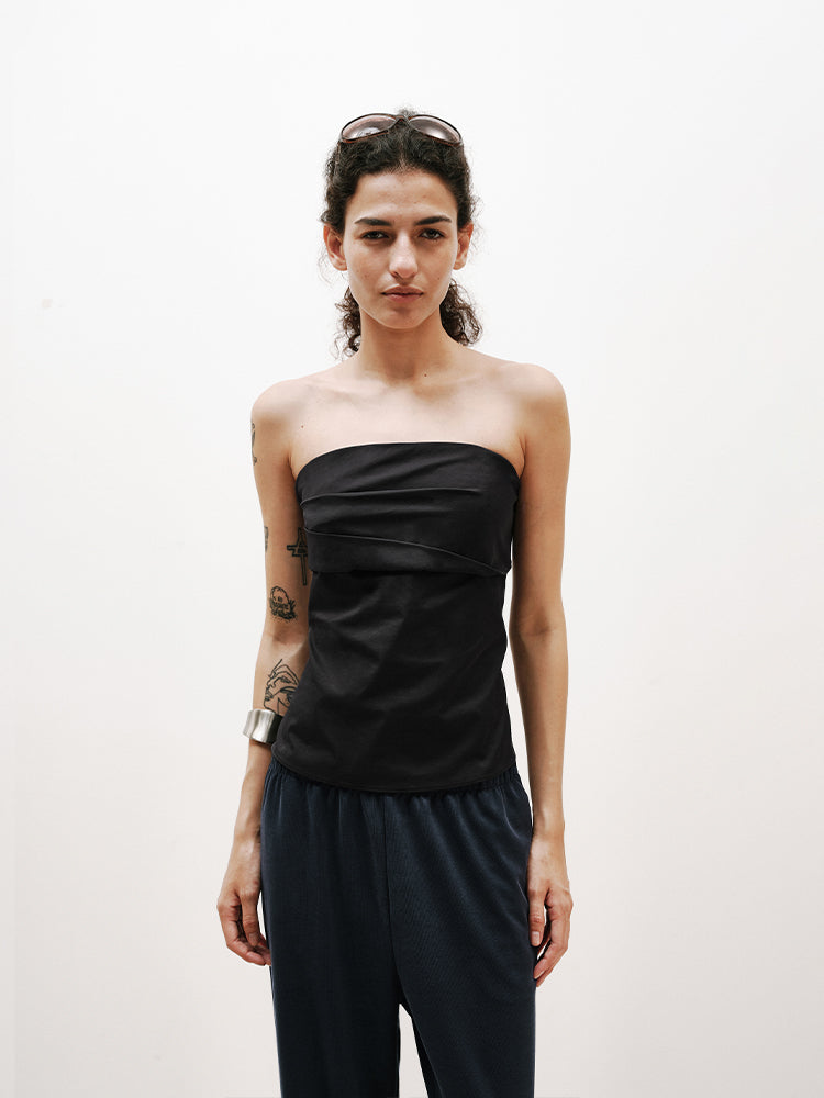 Woven Bandeau Top