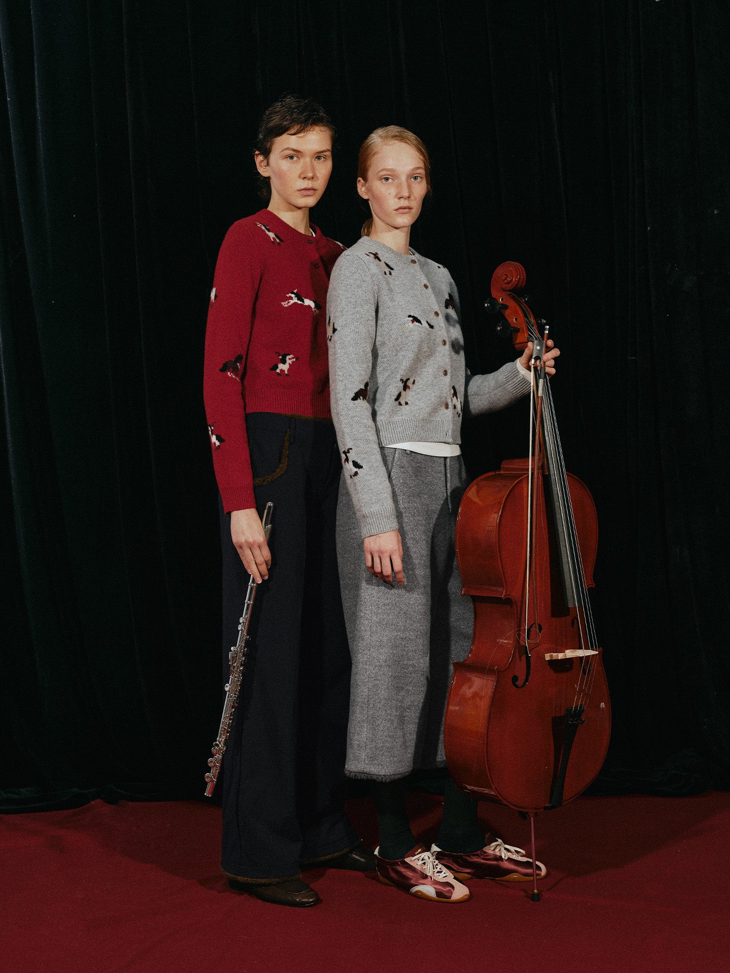 Jacquard Baby Horsehair Cardigan