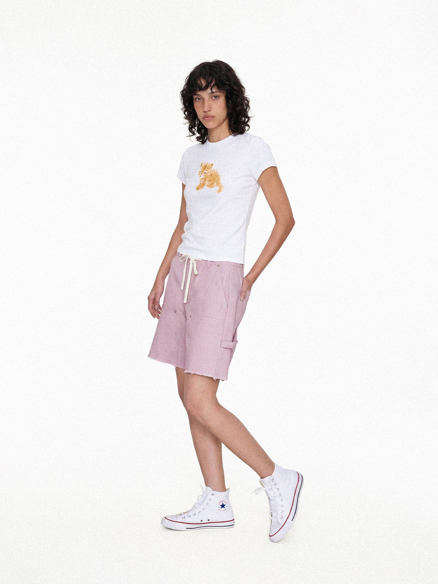 Leopard Tie-Dye Print T-Shirt