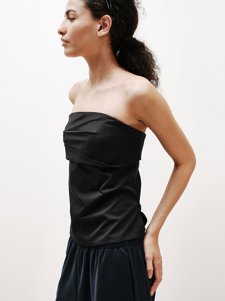 Woven Bandeau Top
