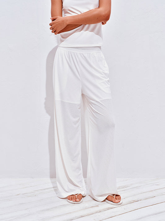 Mesh Panel Sport Lounge Pants