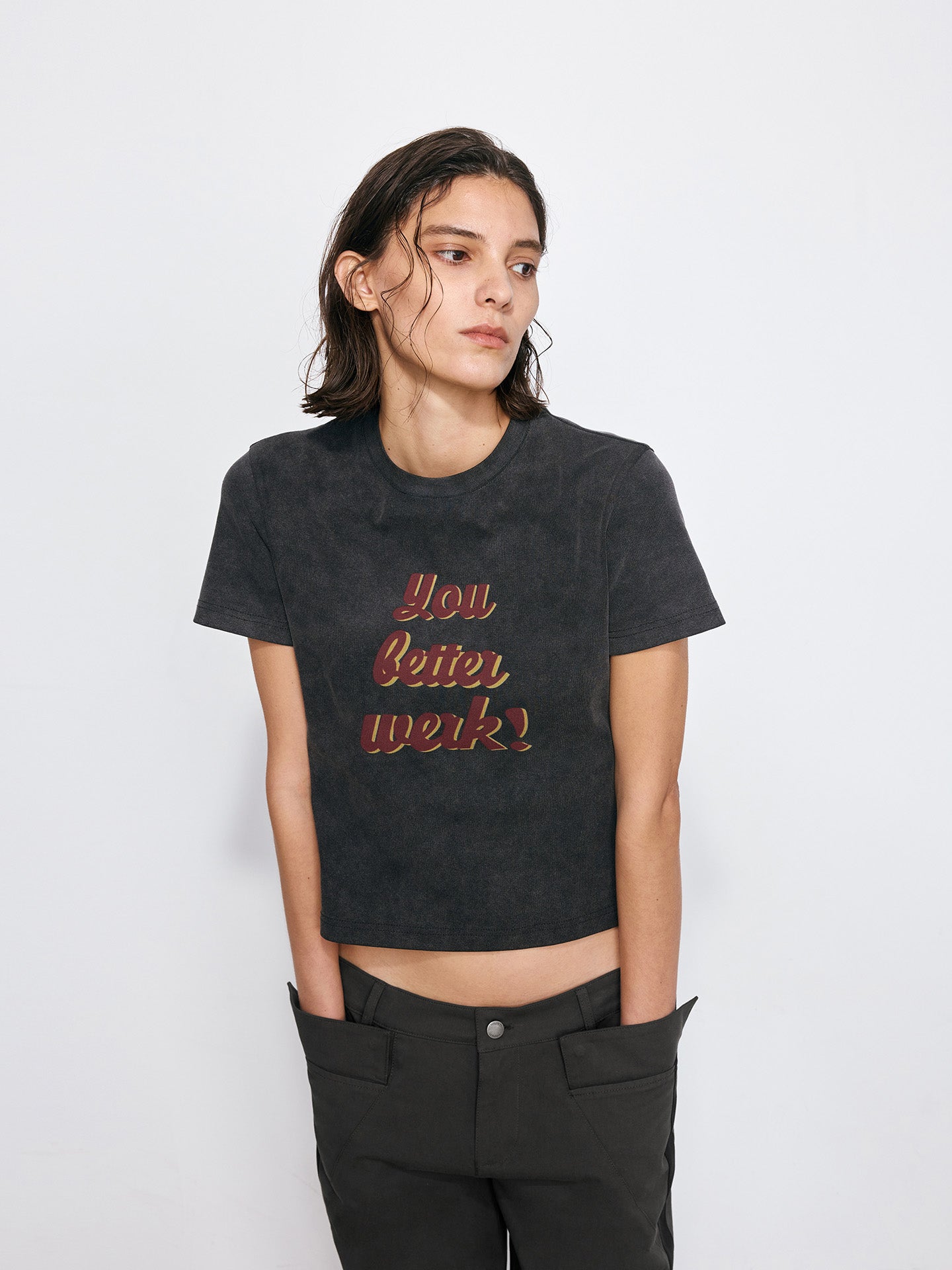 Letter Print T-Shirt