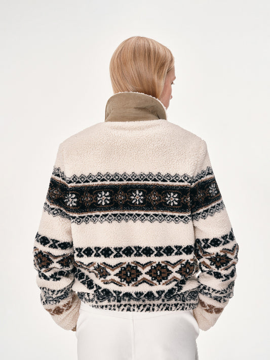 Fair Isle Fleece Jacket
