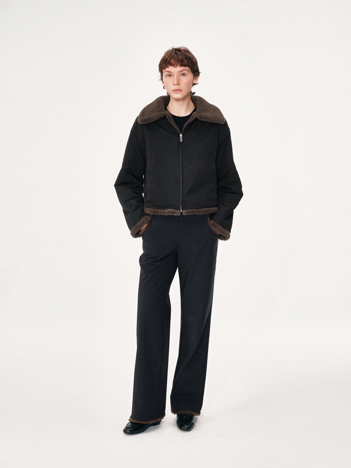 Reversible Cropped Jacket