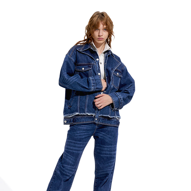 NUTH “The Persian Punk” Blue Denim Loose Jacket