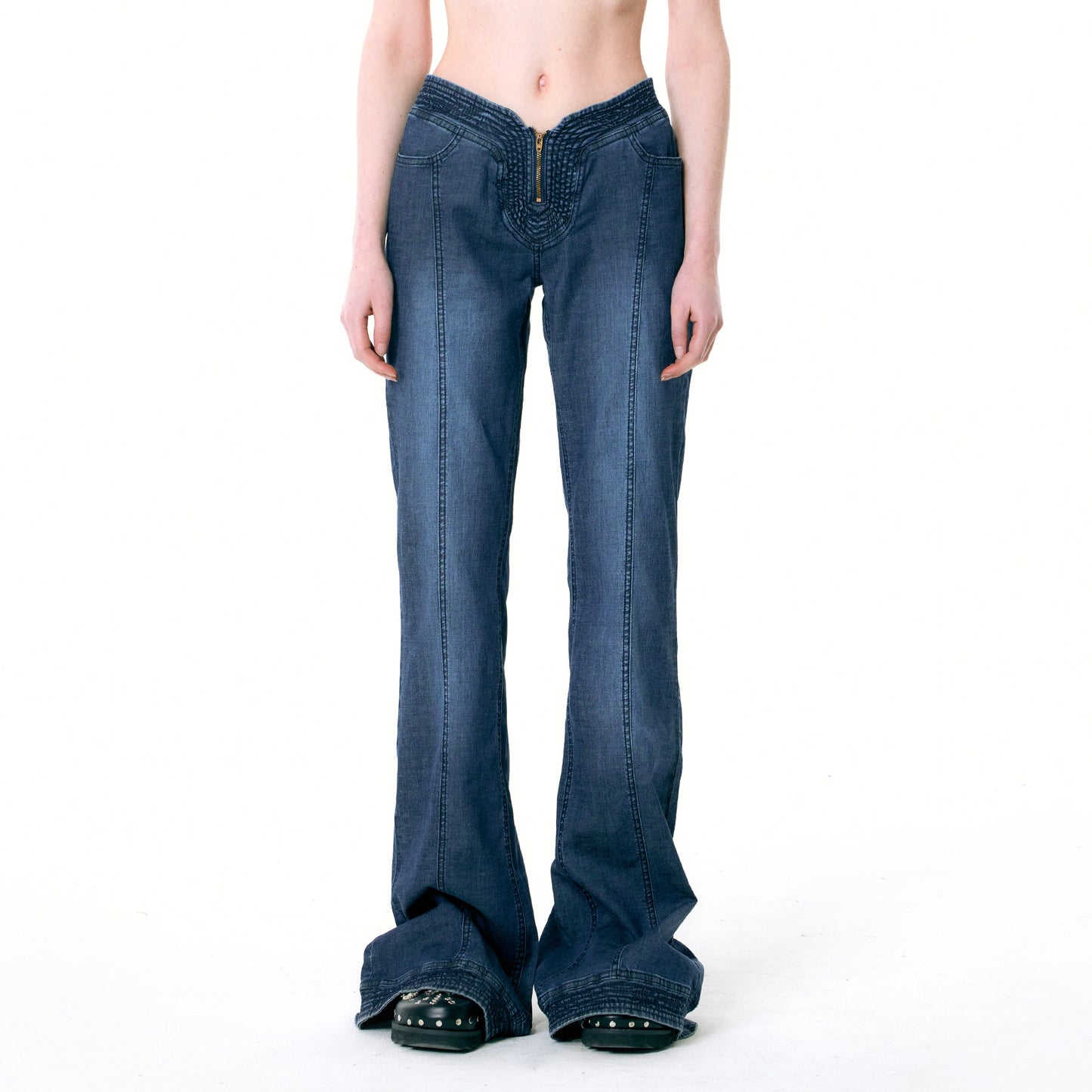 NUTH Blue Flared Jeans