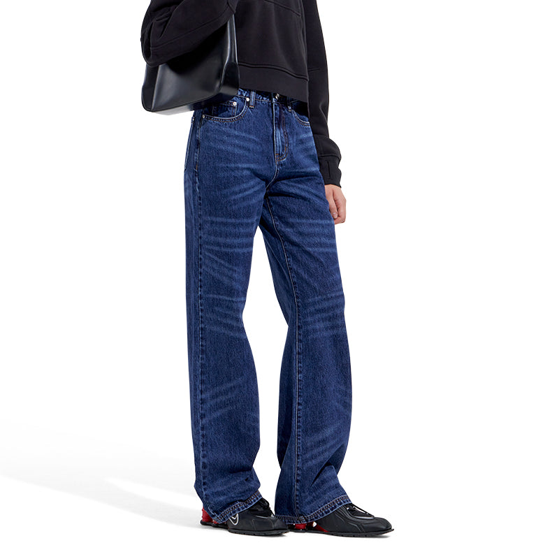 NUTH “The Persian Punk” Blue Denim Straight Jeans