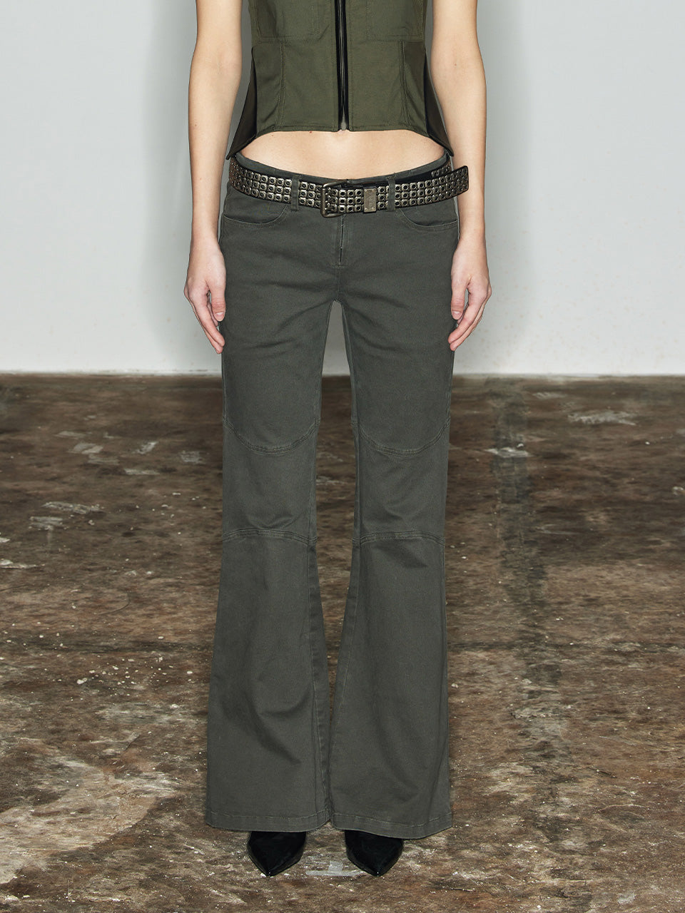 NUTH "Waist Line Partner" Flared Trousers