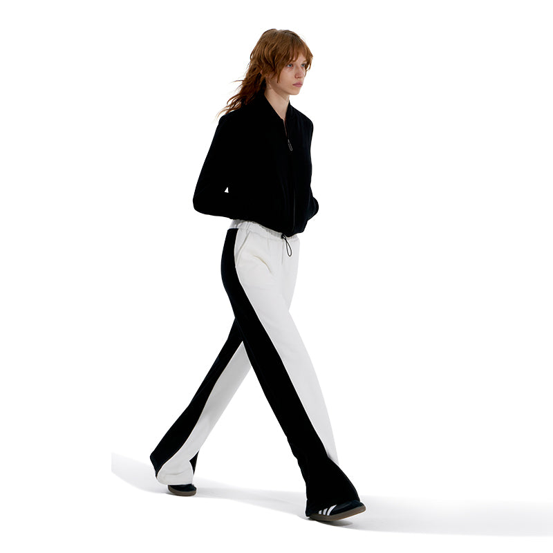 NUTH “Cosmic Cycle” Black & White Sports Pants