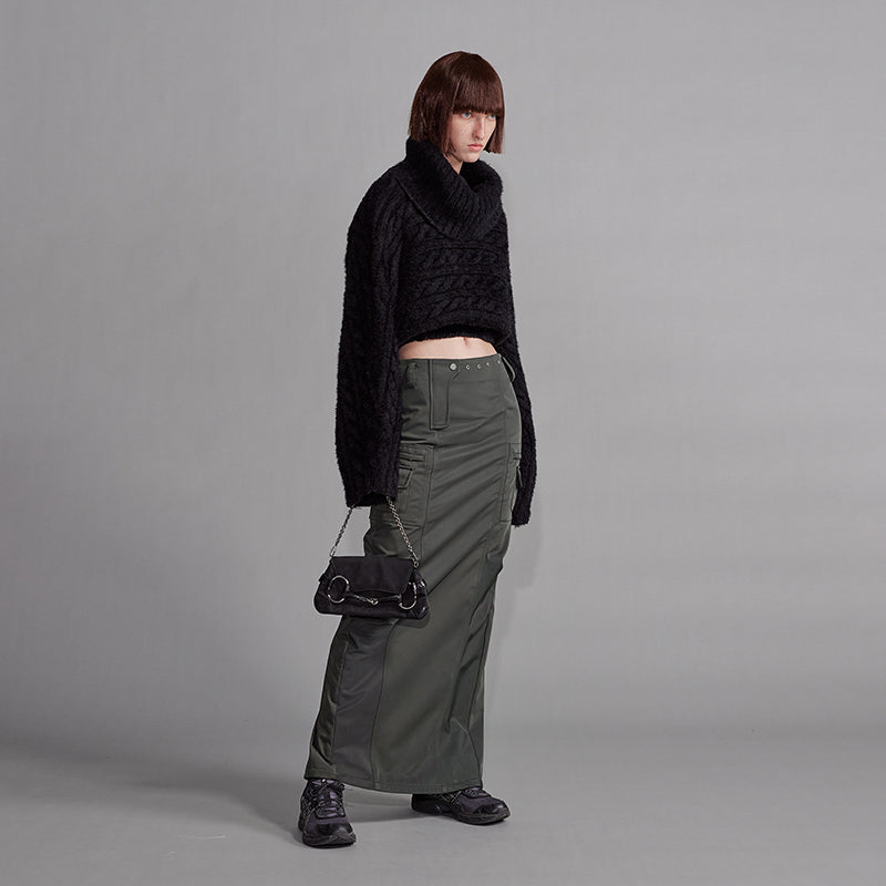 NUTH "Twists and Turns" Long Cargo Skirt