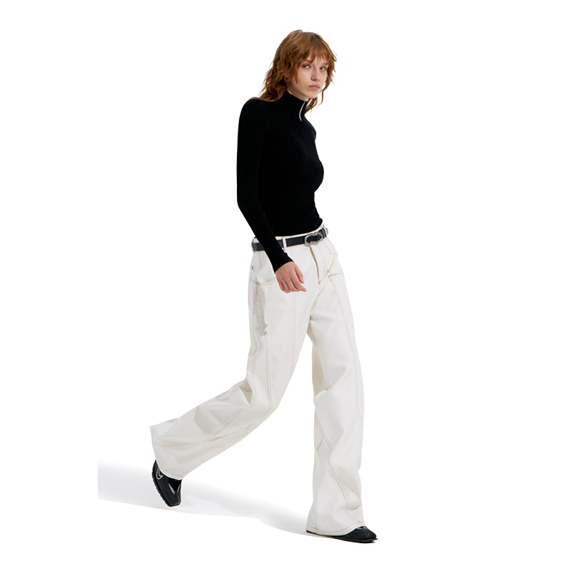 NUTH Irregular Lines Designed Casual Pants