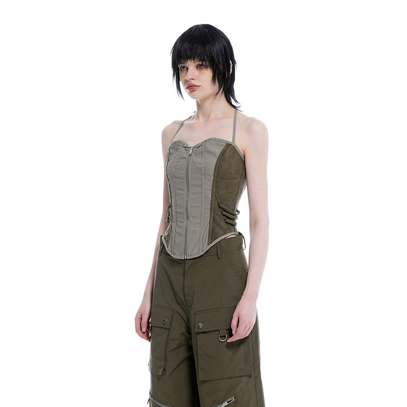 NUTH WOMENSWEAR Patchwork Corset