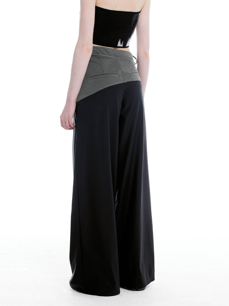 NUTH Asymmetrical Patchwork Pants