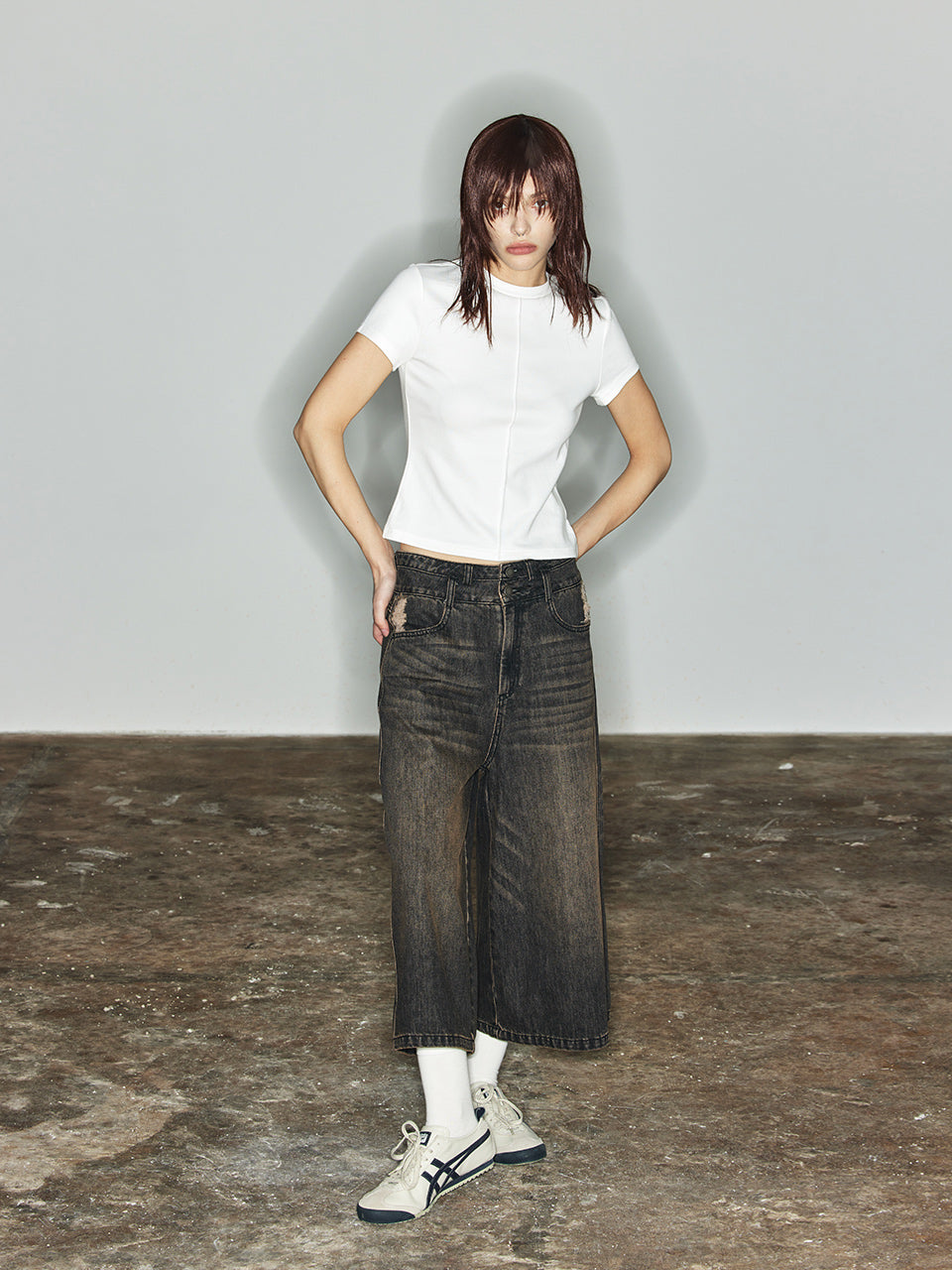 NUTH "“More Interesting”" Retro Wide-leg Jeans