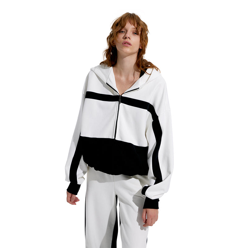 NUTH “Cosmic Cycle” Black & White Sports Jacket